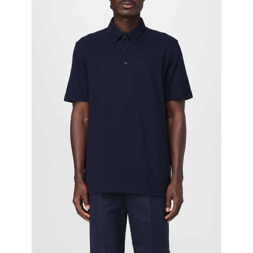Brioni Polo Shirt Men Navy